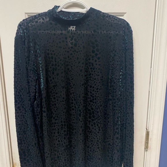 Lane Bryant Black Leopard Print Sweater - Picture 1 of 8